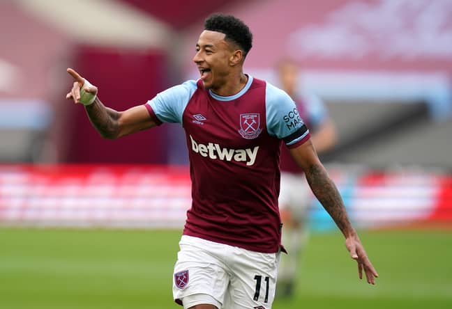 Lingard was in excellent form whilst on loan with West Ham. Image: PA Images