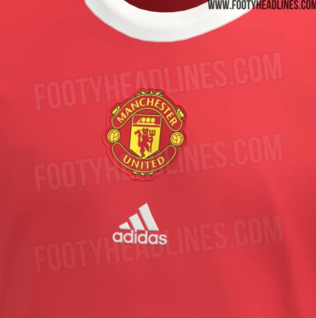 Manchester United S 2021 22 Home Kit Leaked Online