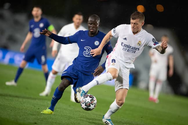 Kante starred during the Champions League win over Real Madrid. Image: PA Images