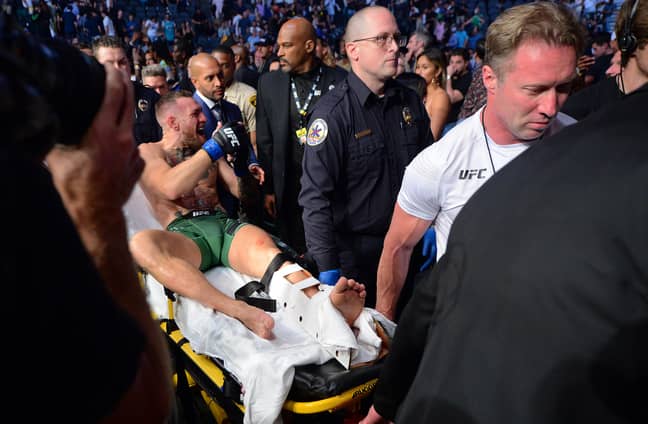 McGregor won't let his injury stop him getting in the ring. Image: PA Images