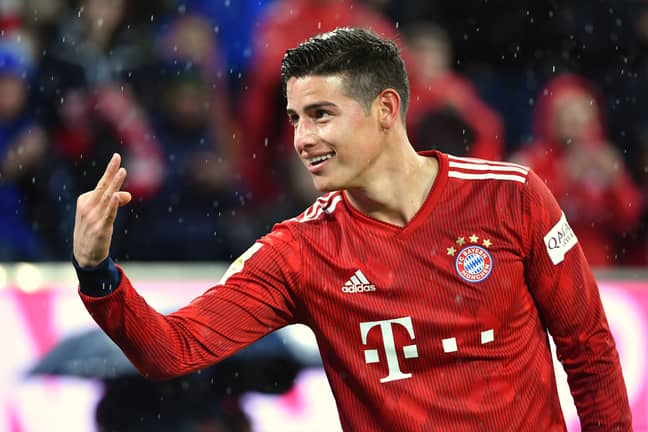 Rodriguez was unable to convince Bayern to sign him. Image: PA Images
