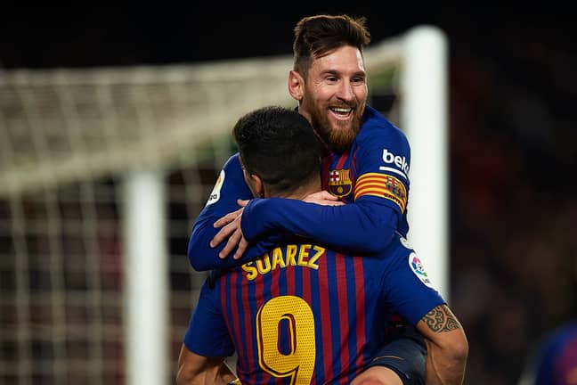 Messi and Suarez make a good partnership. Image: PA Images
