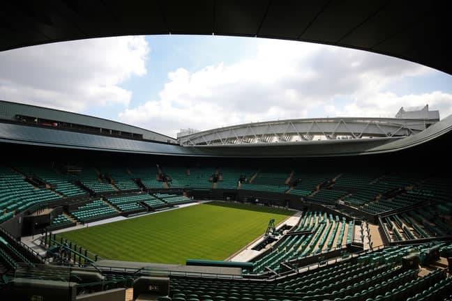 Court One with its new roof. Image: PA Images