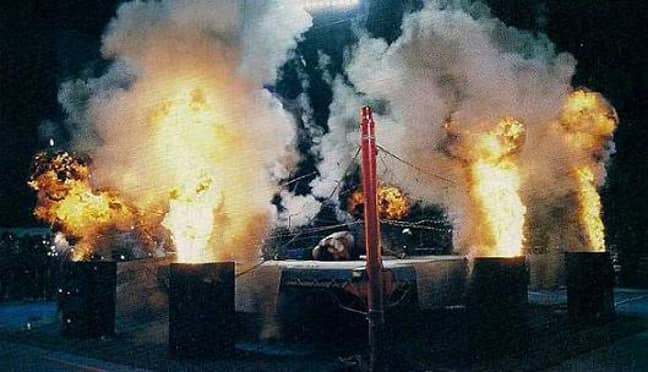An exploding barbed wire match anyone? Image: FMW Wrestling