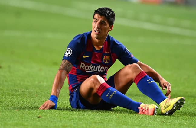 Suarez's last game for Barca might have been the 8-2 loss to Bayern. Image: PA Images