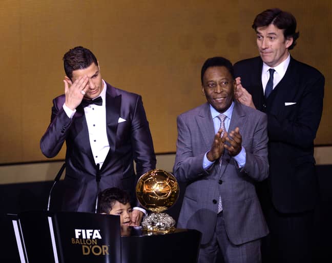 Ronaldo and Pele are two of the greatest of all times. Image: PA Images