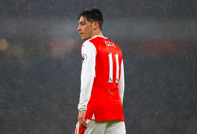 Ozil was often criticised by fans under Wenger but was rarely dropped. Image: PA Images