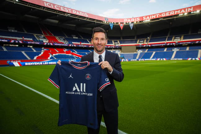 PA: Lionel Messi joined Paris Saint Germain in the summer.