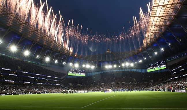 Spurs' new stadium on opening night. Image: PA Images