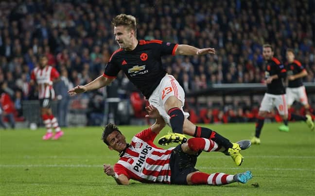 Shaw's struggled ever since his injury in the Champions League three years ago. Image: PA Images
