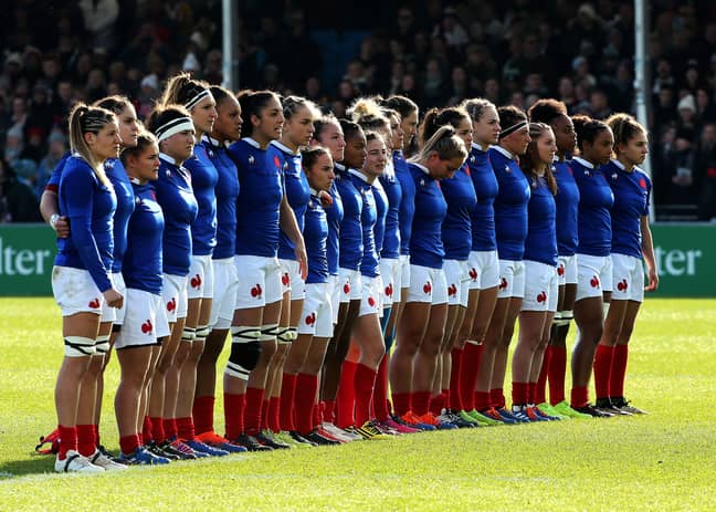 The French women's national team. Credit: PA