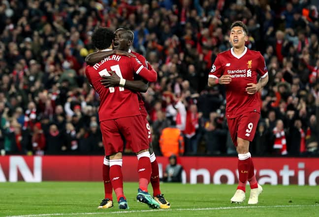 Liverpool's top three are among the best in the world.  Image: AP Images