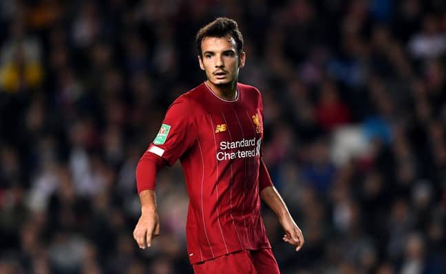 Pedro Chirivella in action for Liverpool. Image: PA