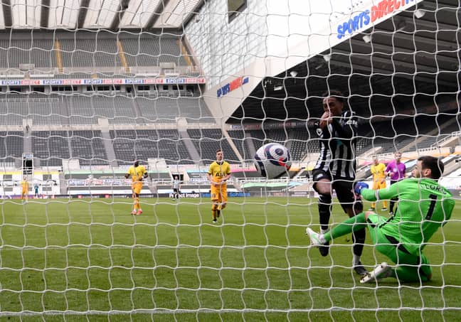 Joe Willock gets a late equaliser for Newcastle. Image: PA Images