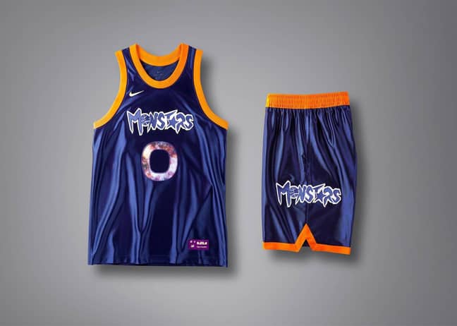 The Space Jam 2 uniforms. Images: Nike