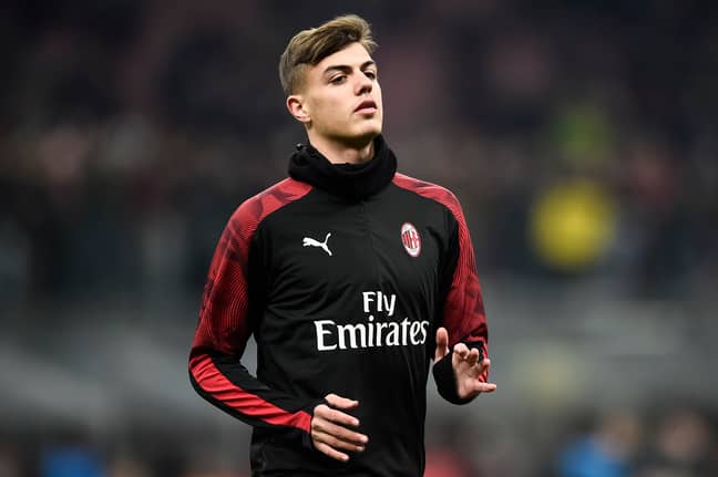 Unlike his father, Daniel Maldini is an attacking midfielder. Image: PA Images