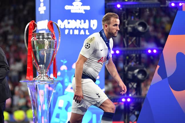The closest Kane has been to silverware with Tottenham. Image: PA Images