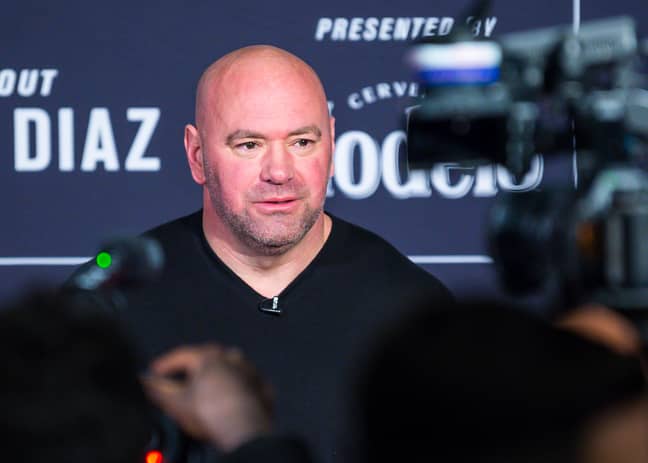 Dana White at UFC 244 over the weekend. (image Credit: PA)