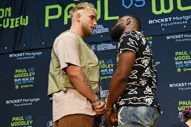 Paul is set to face Woodley in his fourth professional fight. Image: PA Images