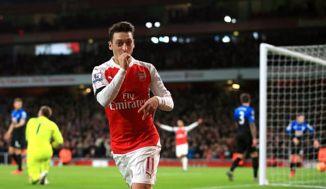 Ozil is one of the league's top earners despite his failings this season. Image: PA Images