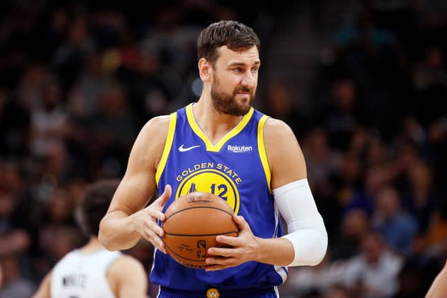 Andrew Bogut for the Golden State Warriors. Credit: PA