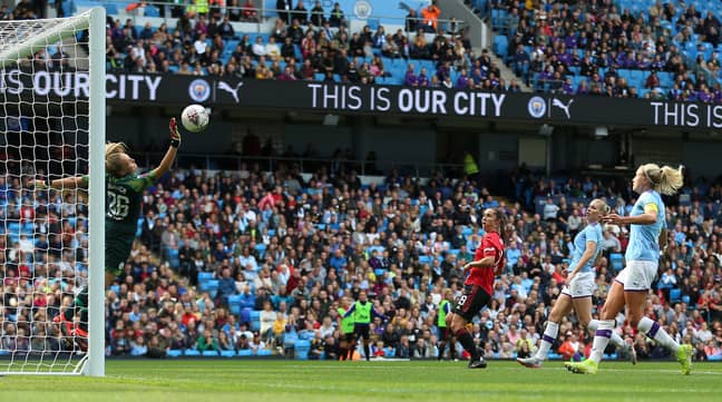 More than 31,000 watched City vs United. Image: PA Images