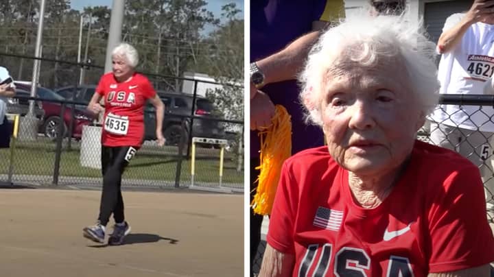 105-Year-Old Woman Sets New World Record For 100 Metre Dash