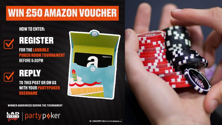 How You Can Win A £50 Amazon Voucher Just By Entering A Poker Tournament