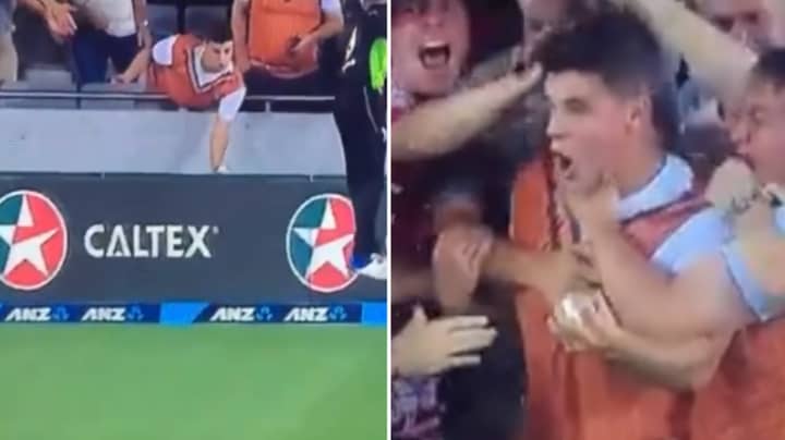 Cricket Fan Bags Himself $50,000 After Taking Perfectly Timed Crowd Catch