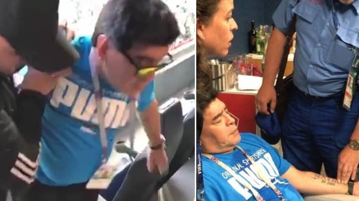 Argentina Hero Diego Maradona Rushed To Hospital 