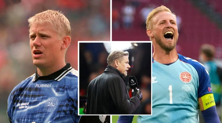 Denmark Legend Peter Schmeichel Joins Son Kasper In Taunting England Ahead Of Euro 2020 Semi-Final