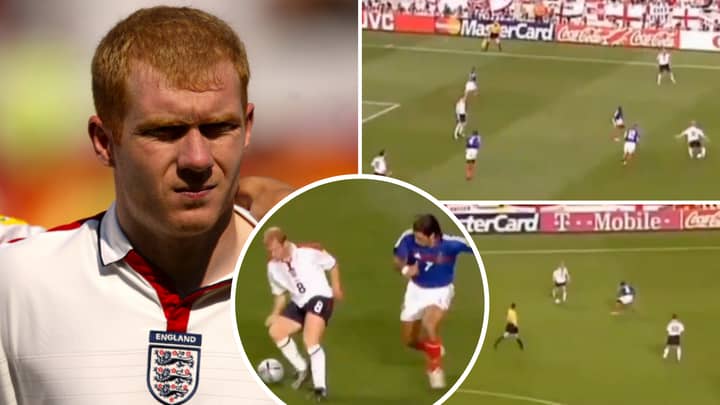 Paul Scholes' Individual Highlights Vs France At Euro 2004 Show He Dropped A Football Masterclass