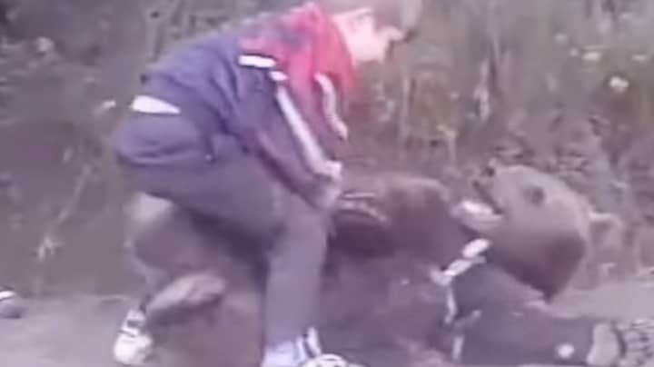 Watch: A Young Khabib Nurmagomedov Wrestled With A Bear