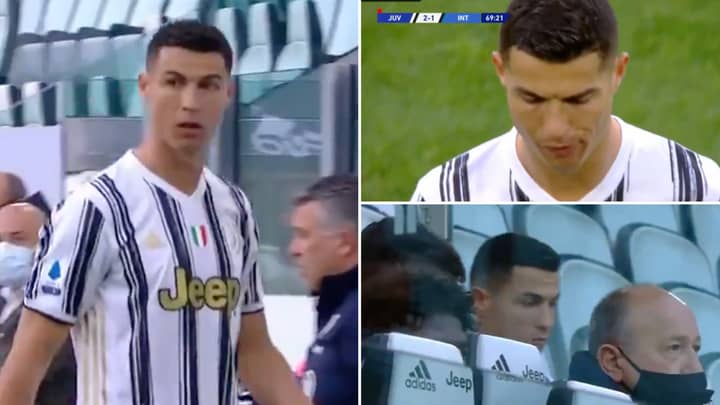 Cristiano Ronaldo 'Happy To Be Substituted' Vs Inter And His Body Language Told The Entire Story