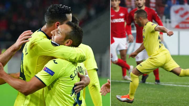 Santi Cazorla Scored A 96th Minute Equaliser For Villarreal, His First Goal Since 2016