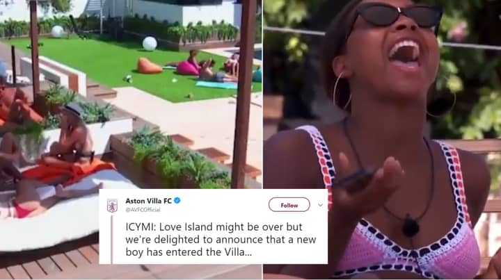 Aston Villa Have Actually Used A Scene From Love Island To Announce Transfer 