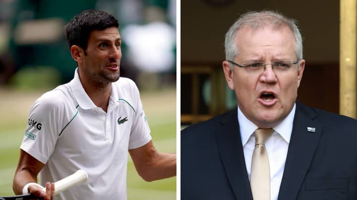 Scott Morrison Weighs In On Novak Djokovic's Australian Open Vaccine Exemption