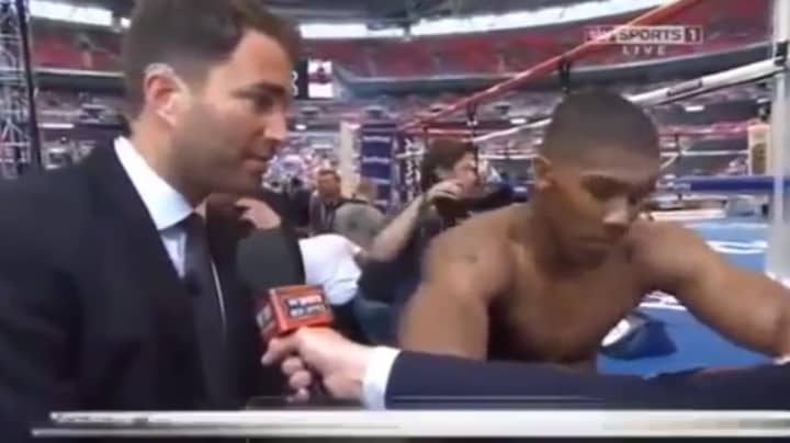 Eddie Hearn's Brilliant Prediction About Anthony Joshua Back In 2014