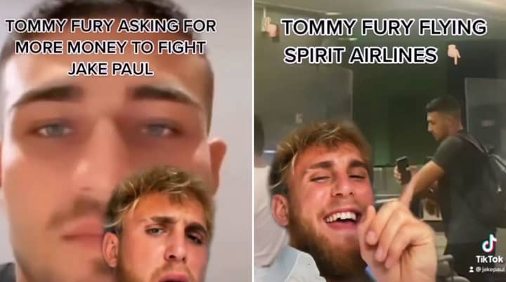 Jake Paul Presents Tommy Fury With "Generous" New Offer After Boxer Is Pictured Flying Budget