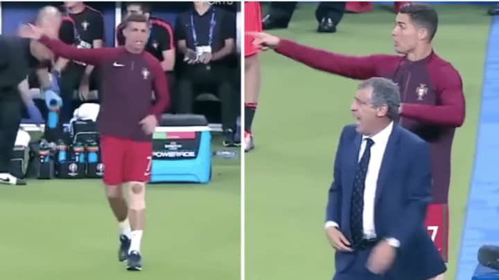 When Cristiano Ronaldo Became Portugal Coach In Euro 2016 Final
