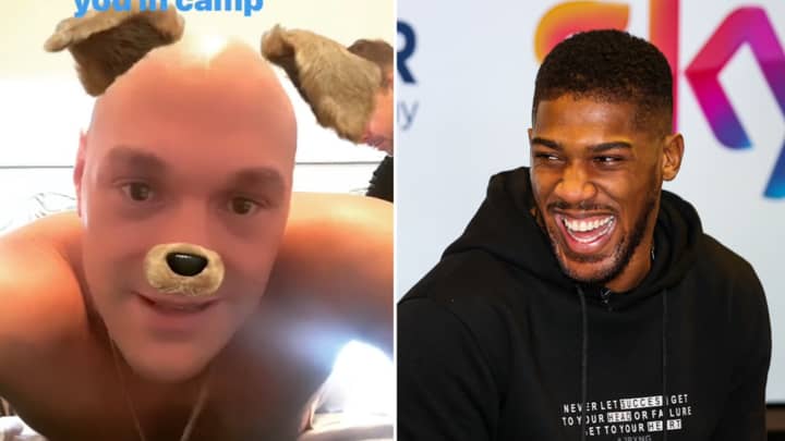 Tyson Fury Quickly Responds To Anthony Joshua's Sparring Offer Ahead Of Deontay Wilder Rematch