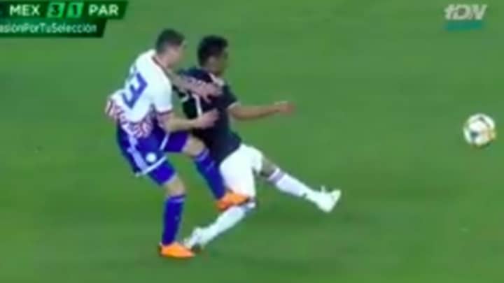Newcastle United Record Signing Miguel Almiron Sent Off For Paraguay After Shocking Challenge