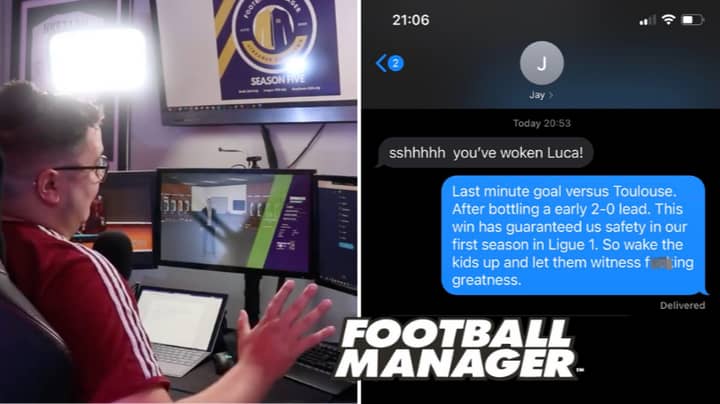 Man Wakes Up Baby After Celebrating Vital Win On Football Manager, His Wife Has Perfect Response