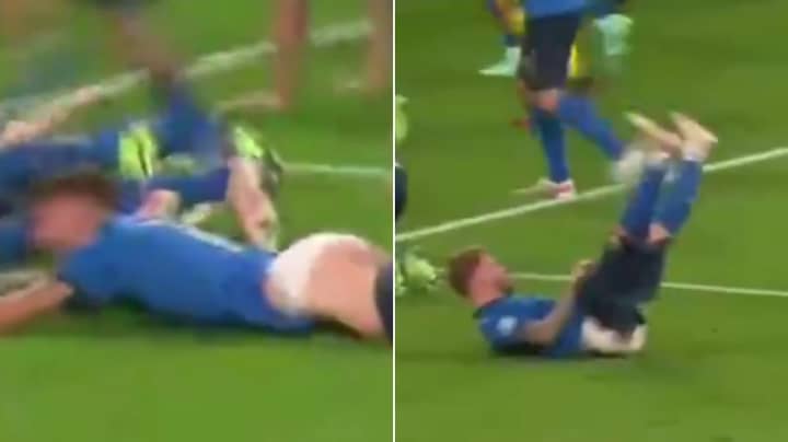 Ciro Immobile Hilariously Pantsed Himself During Italy's Euro 2020 Celebrations
