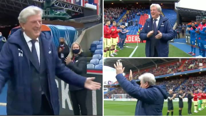 Roy Hodgson Walks Out At Selhurst Park As Crystal Palace Manager For The Final Time 