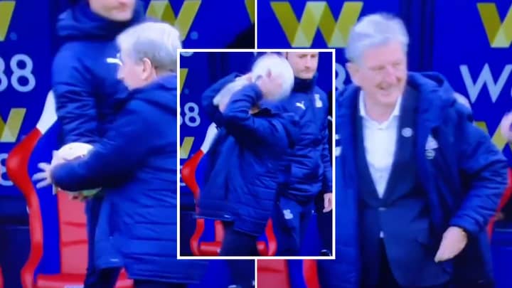 Roy Hodgson's Reaction To Taking A Throw-In Is Incredibly Wholesome