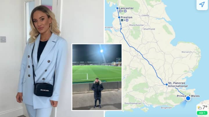Girlfriend Left Fuming After Partner Travels 660 Miles To Morecambe For Away Day