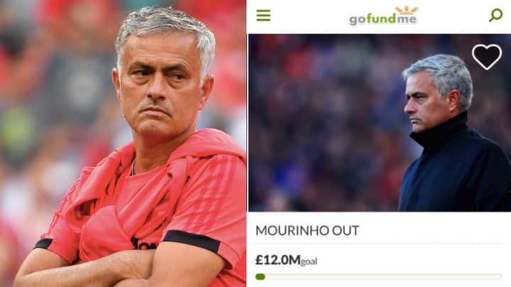 Man Utd Fan Starts GoFundMe Account To Raise £12 Million For Jose Mourinho Sacking