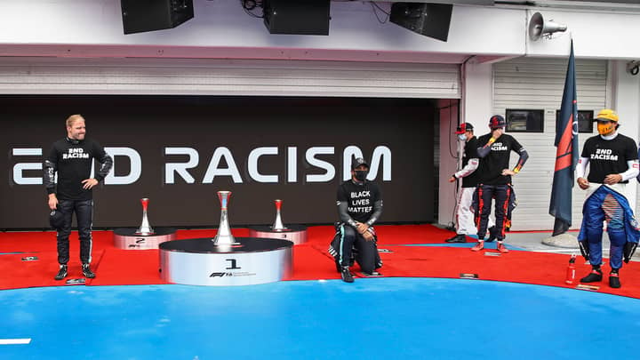 Lewis Hamilton Slams F1's 'Rushed' Pre-Race Anti-Racism Ceremony