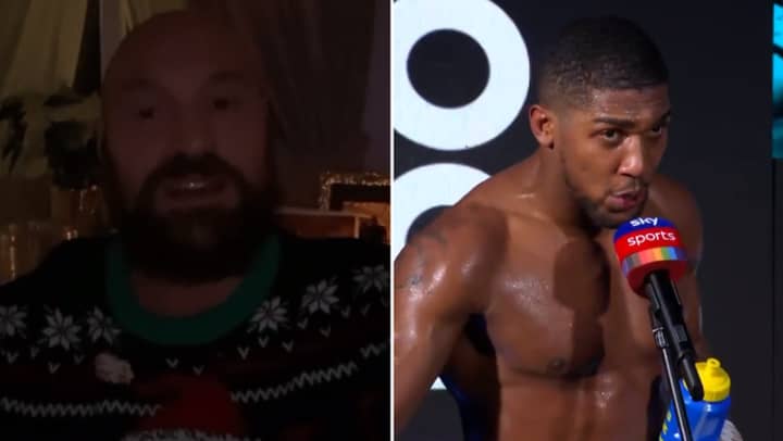 Tyson Fury Says Anthony Joshua 'Sh*t Himself' On Live TV Over Title Unification Fight